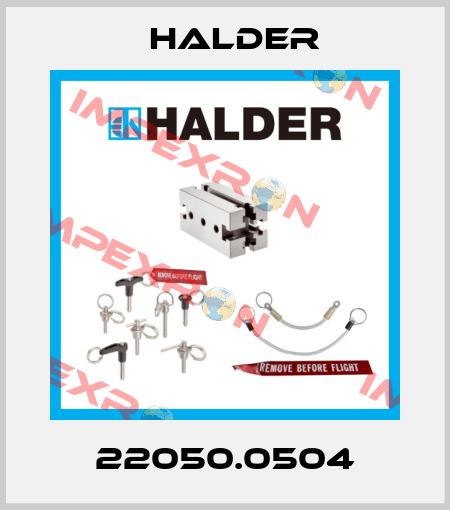 22050.0504 Halder