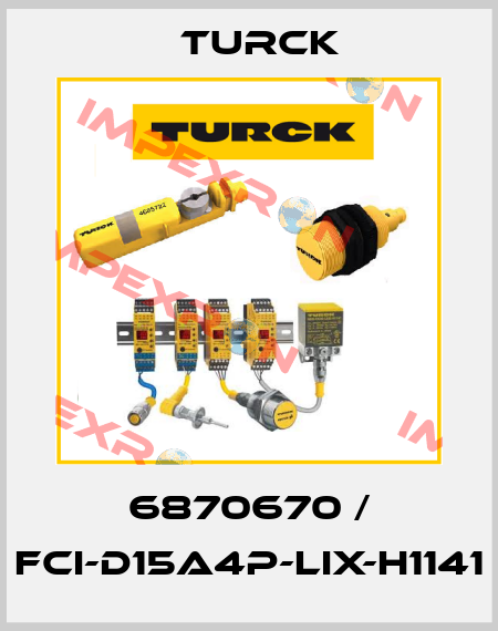6870670 / FCI-D15A4P-LIX-H1141 Turck
