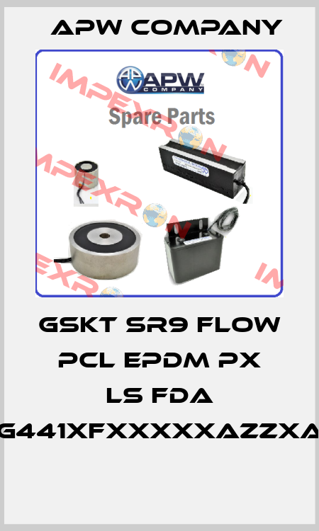 GSKT SR9 FLOW PCL EPDM PX LS FDA (G441XFXXXXXAZZXA)  Apw Company