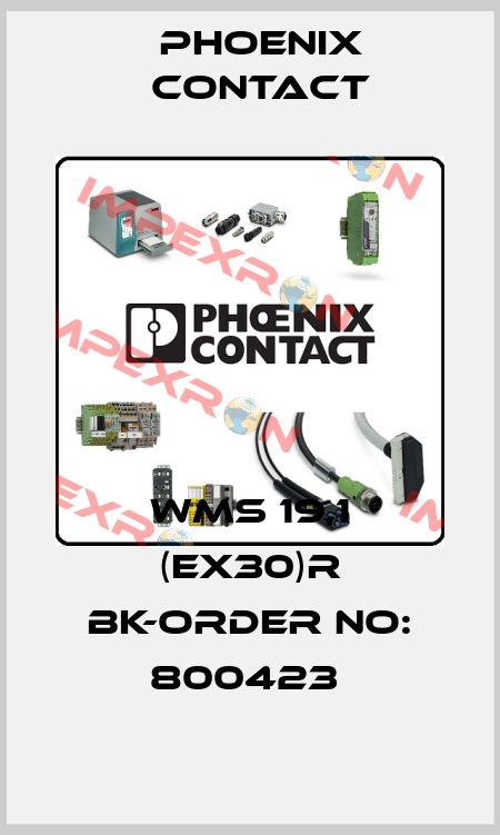 WMS 19,1 (EX30)R BK-ORDER NO: 800423  Phoenix Contact