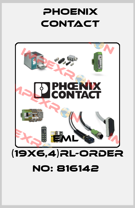 EML  (19X6,4)RL-ORDER NO: 816142  Phoenix Contact