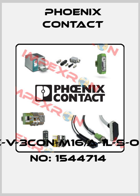 SACC-V-3CON-M16/A-1L-S-ORDER NO: 1544714  Phoenix Contact
