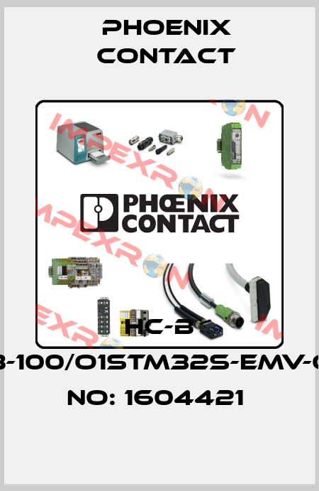 HC-B 16-TMB-100/O1STM32S-EMV-ORDER NO: 1604421  Phoenix Contact