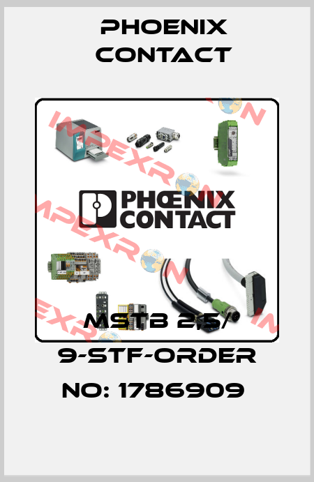 MSTB 2,5/ 9-STF-ORDER NO: 1786909  Phoenix Contact