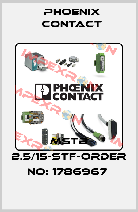 MSTB 2,5/15-STF-ORDER NO: 1786967  Phoenix Contact