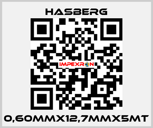 0,60MMX12,7MMX5MT Hasberg