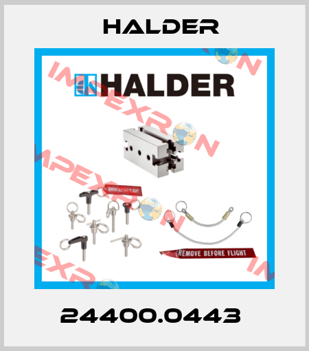 24400.0443  Halder
