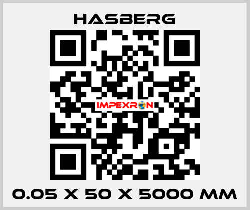 0.05 X 50 X 5000 MM Hasberg