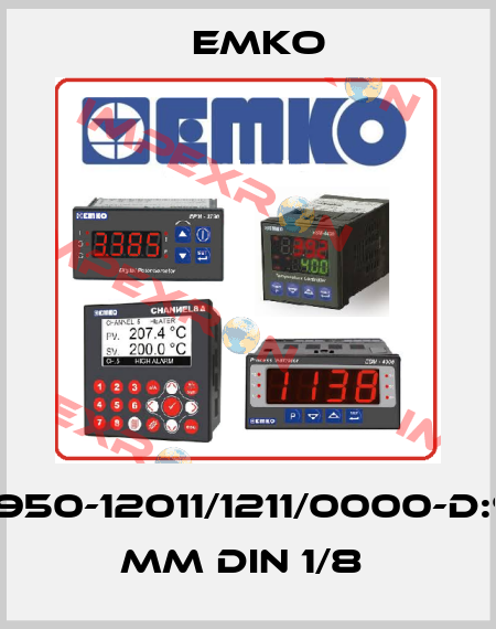 ESM-4950-12011/1211/0000-D:96x48 mm DIN 1/8  EMKO