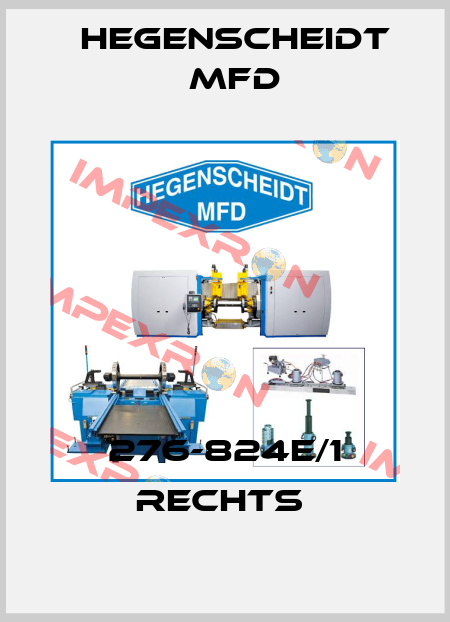 276-824E/1 RECHTS  Hegenscheidt MFD