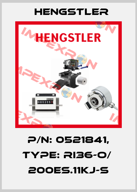 p/n: 0521841, Type: RI36-O/  200ES.11KJ-S Hengstler