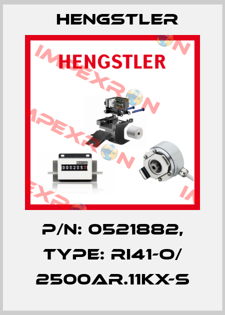 p/n: 0521882, Type: RI41-O/ 2500AR.11KX-S Hengstler