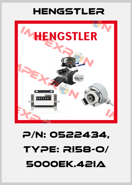 p/n: 0522434, Type: RI58-O/ 5000EK.42IA Hengstler