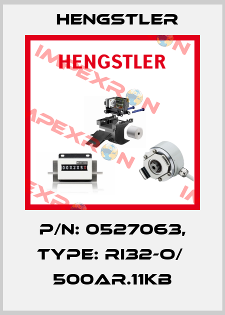 p/n: 0527063, Type: RI32-O/  500AR.11KB Hengstler