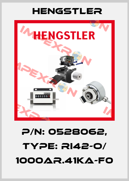 p/n: 0528062, Type: RI42-O/ 1000AR.41KA-F0 Hengstler