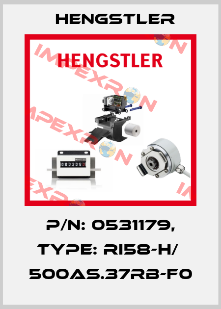 p/n: 0531179, Type: RI58-H/  500AS.37RB-F0 Hengstler