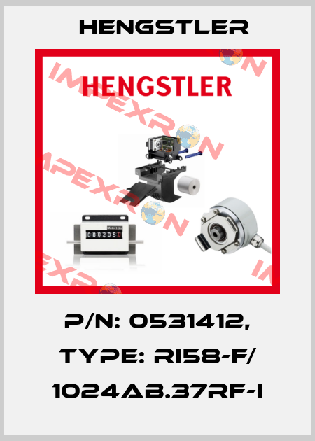 p/n: 0531412, Type: RI58-F/ 1024AB.37RF-I Hengstler