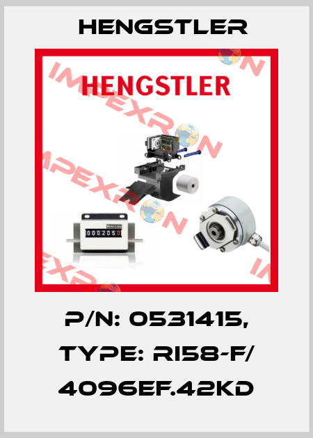 p/n: 0531415, Type: RI58-F/ 4096EF.42KD Hengstler