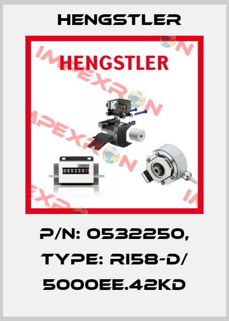 p/n: 0532250, Type: RI58-D/ 5000EE.42KD Hengstler