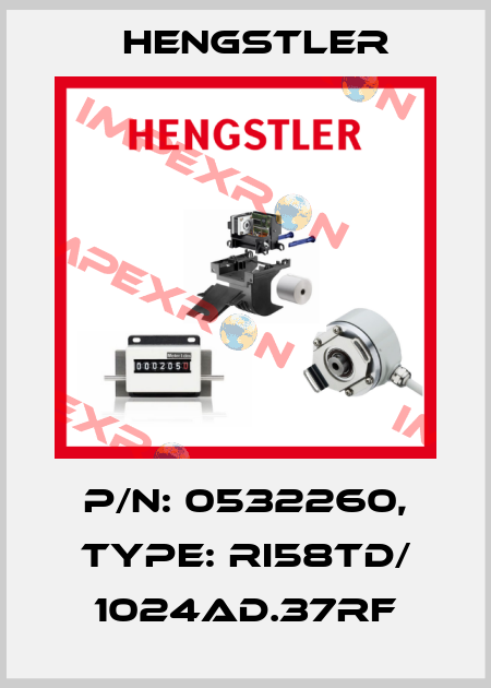 p/n: 0532260, Type: RI58TD/ 1024AD.37RF Hengstler