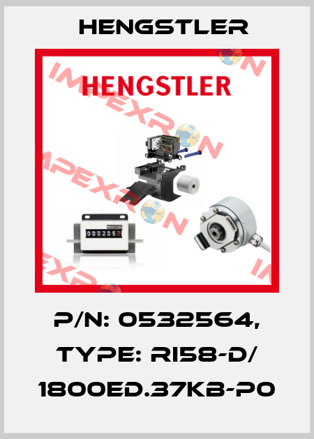 p/n: 0532564, Type: RI58-D/ 1800ED.37KB-P0 Hengstler