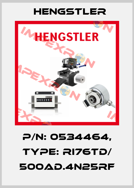 p/n: 0534464, Type: RI76TD/ 500AD.4N25RF Hengstler
