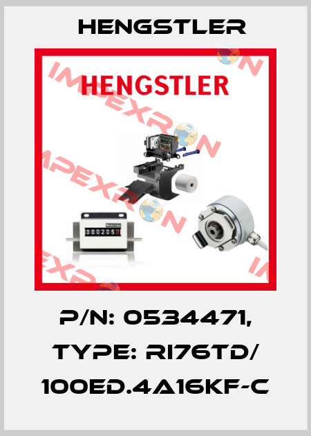 p/n: 0534471, Type: RI76TD/ 100ED.4A16KF-C Hengstler