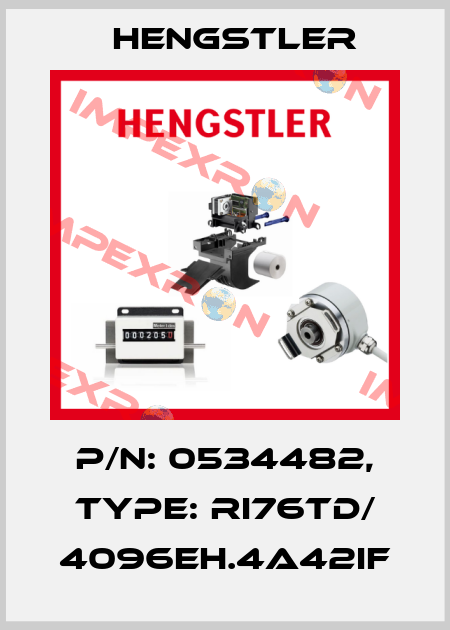 p/n: 0534482, Type: RI76TD/ 4096EH.4A42IF Hengstler