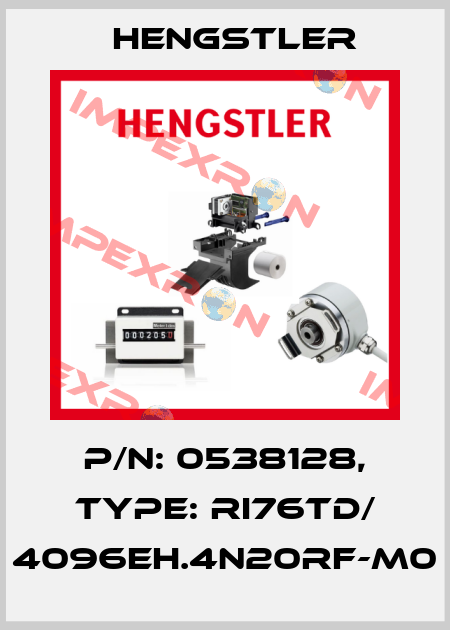 p/n: 0538128, Type: RI76TD/ 4096EH.4N20RF-M0 Hengstler
