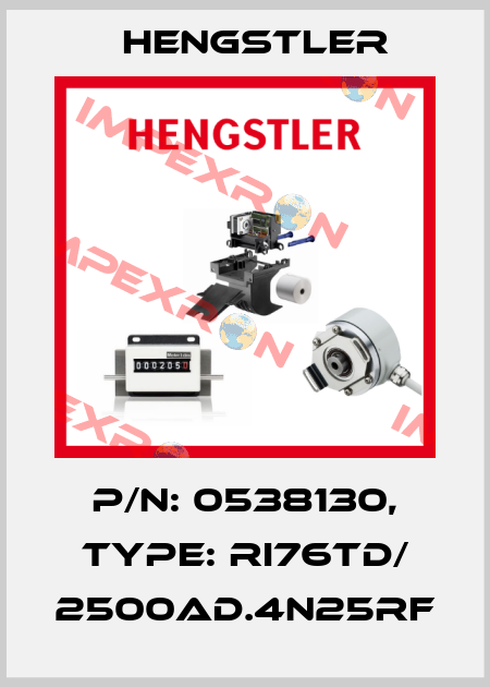 p/n: 0538130, Type: RI76TD/ 2500AD.4N25RF Hengstler