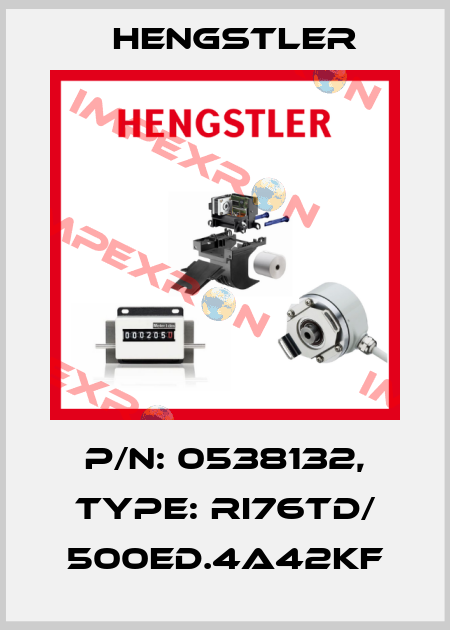 p/n: 0538132, Type: RI76TD/ 500ED.4A42KF Hengstler