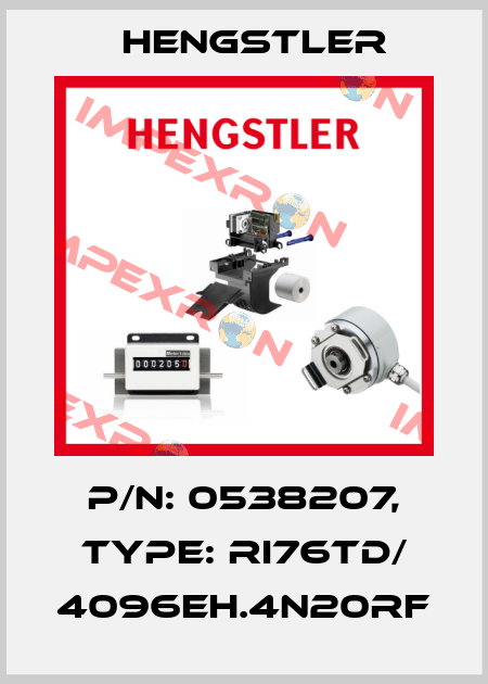 p/n: 0538207, Type: RI76TD/ 4096EH.4N20RF Hengstler