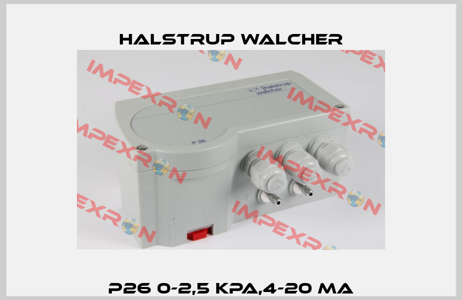 P26 0-2,5 kpa,4-20 mA Halstrup Walcher