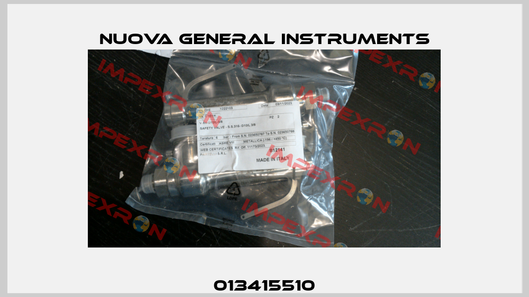 013415510 Nuova General Instruments