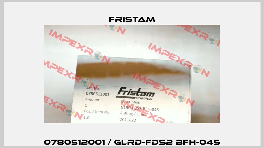 0780512001 / GLRD-FDS2 BFH-045 Fristam