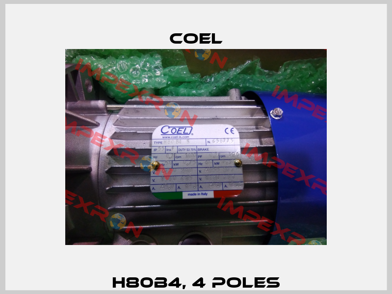 H80B4, 4 poles Coel