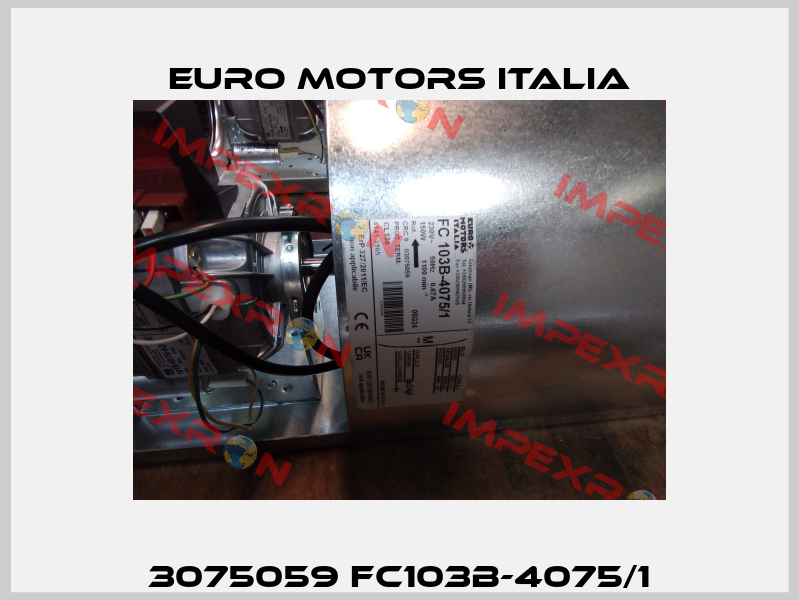 3075059 FC103B-4075/1 Euro Motors Italia
