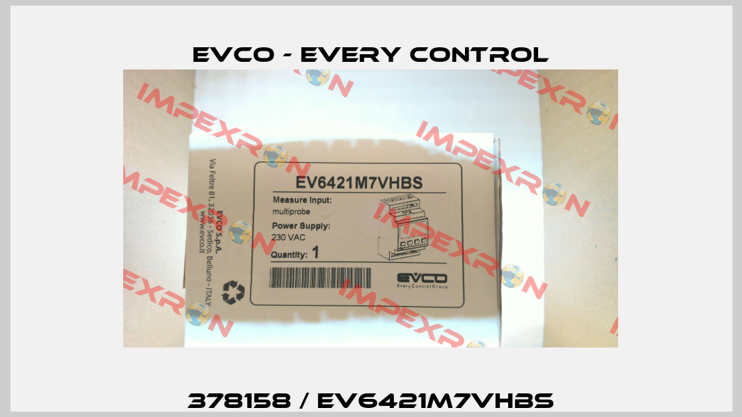 378158 / EV6421M7VHBS EVCO - Every Control