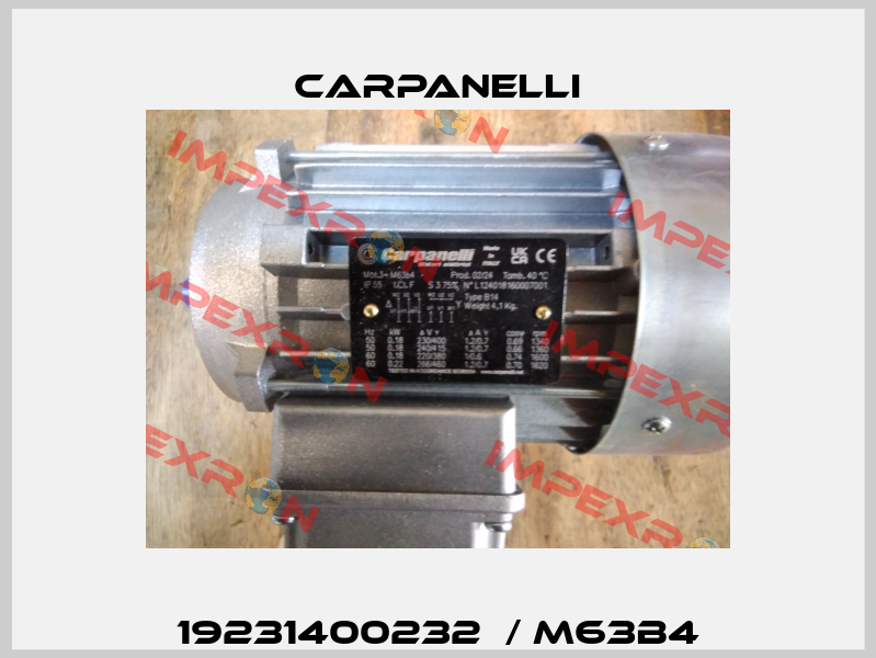 19231400232  / M63b4 Carpanelli