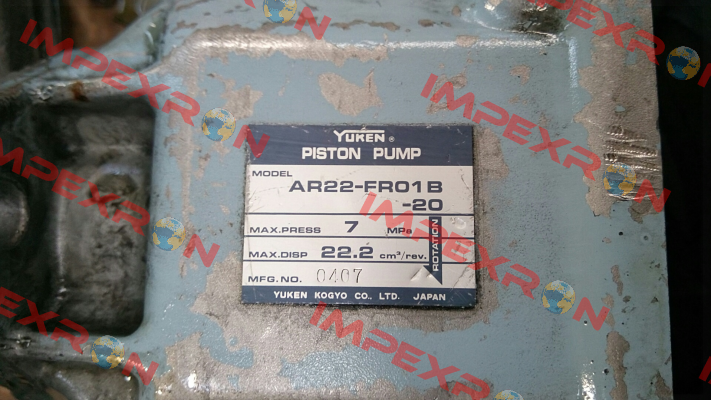 Rotary group repair kit for AR-FR01B-20  Yuken