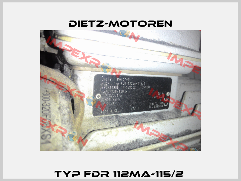 Typ FDR 112Ma-115/2  Dietz-Motoren