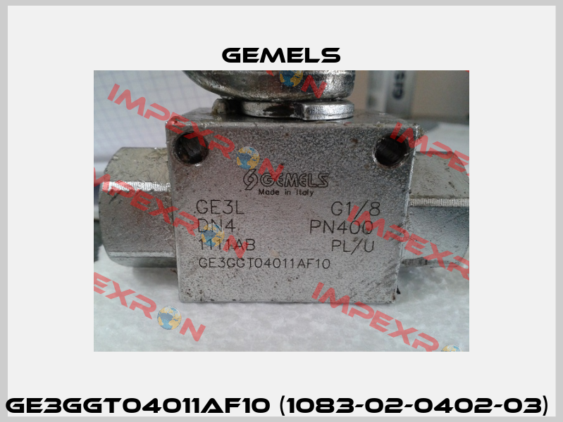 GE3GGT04011AF10 (1083-02-0402-03)  Gemels