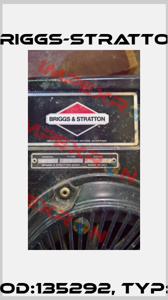Crankshaft for Mod:135292, Typ:017301;od:9504172D  Briggs-Stratton