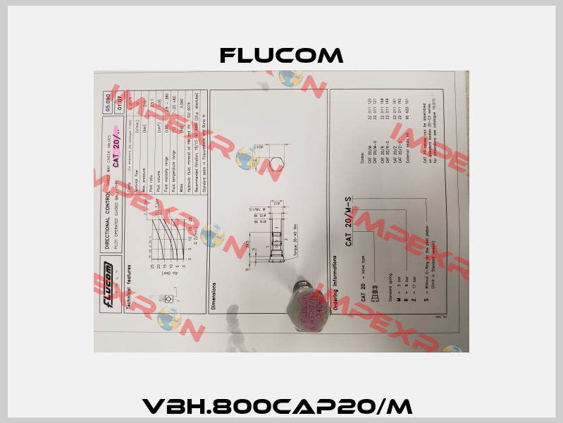 VBH.800CAP20/M  Flucom