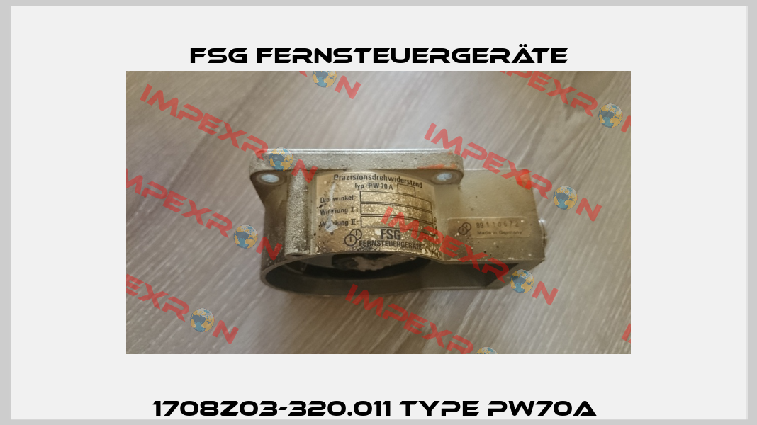 1708Z03-320.011 Type PW70A  FSG Fernsteuergeräte