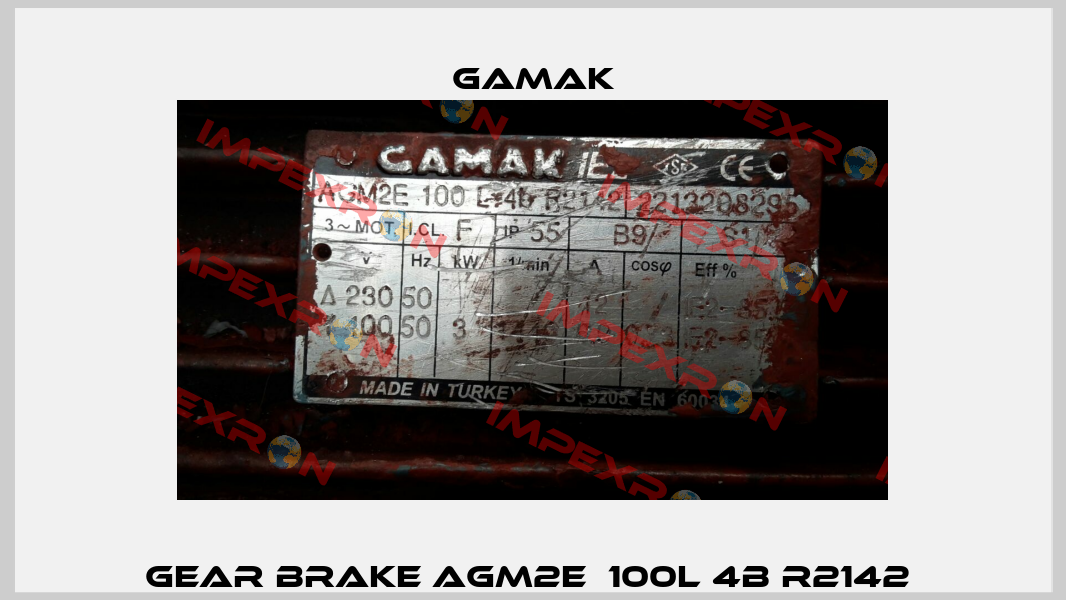 Gear Brake AGM2E  100L 4B R2142  Gamak