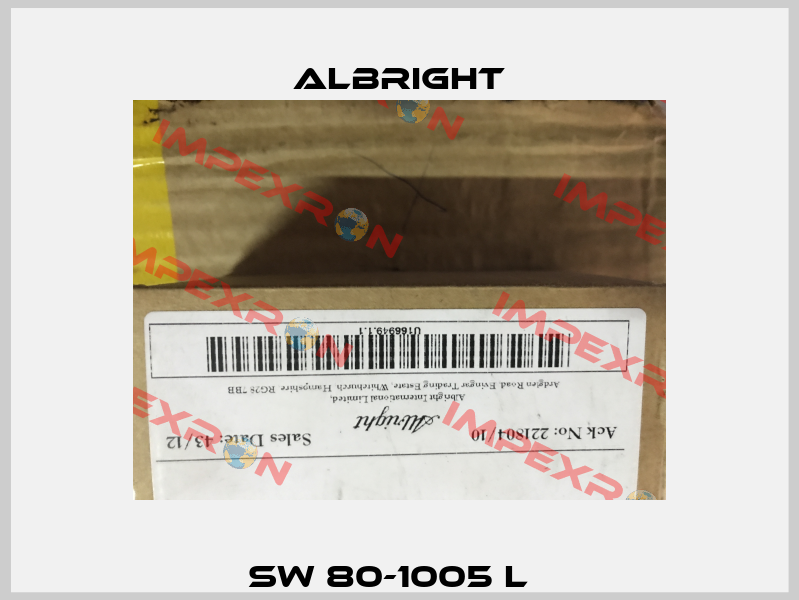 SW 80-1005 L   Albright