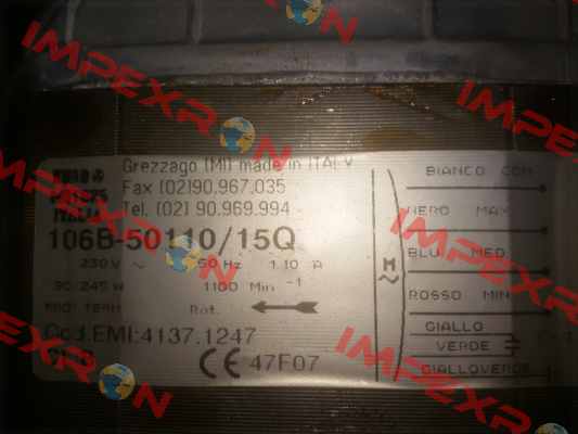 106B-50110/15Q Euro Motors Italia