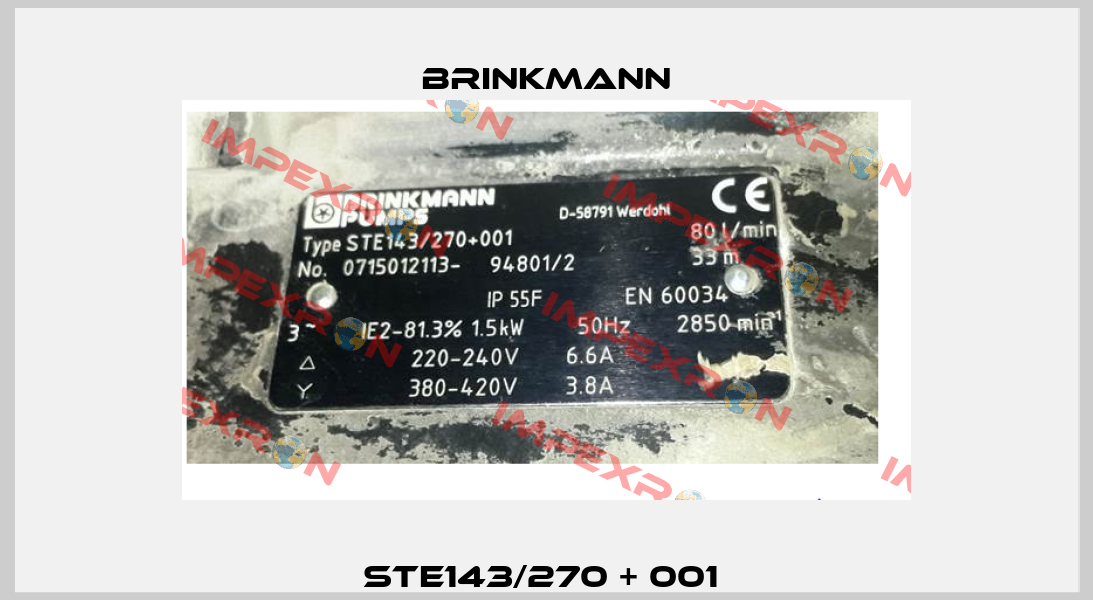 STE143/270 + 001  Brinkmann