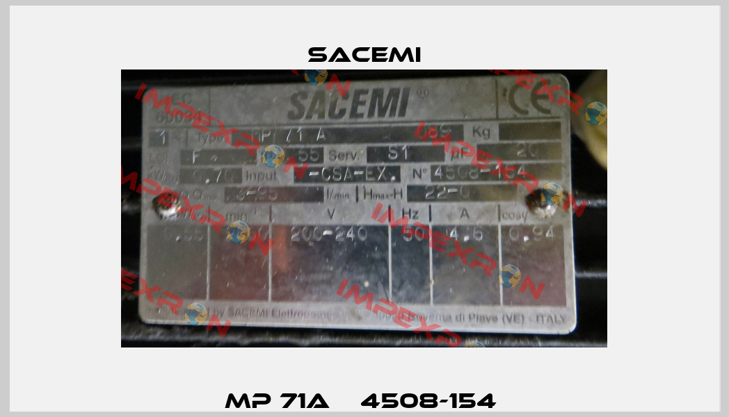 MP 71A № 4508-154  Sacemi